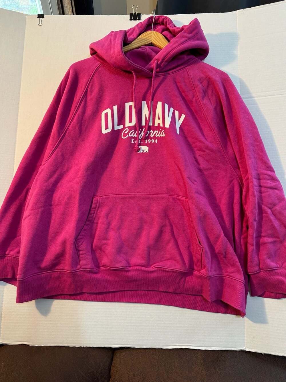 Old Navy California Hoodie Size XL Pink